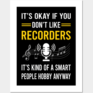 Smart People Hobby Recorder Recorders Posters and Art